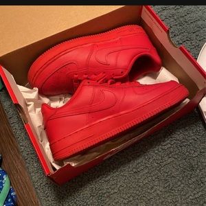 Boys Nike Air Force One, size 5.5. Very clean, only worn a couple time’s inside